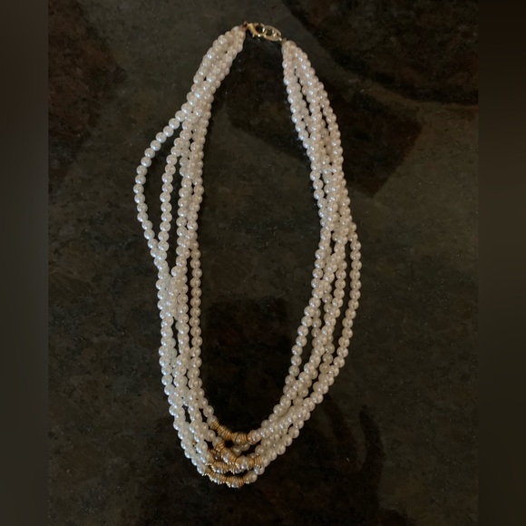 Jewelry - Vintage Faux Pearls and Beads Necklace